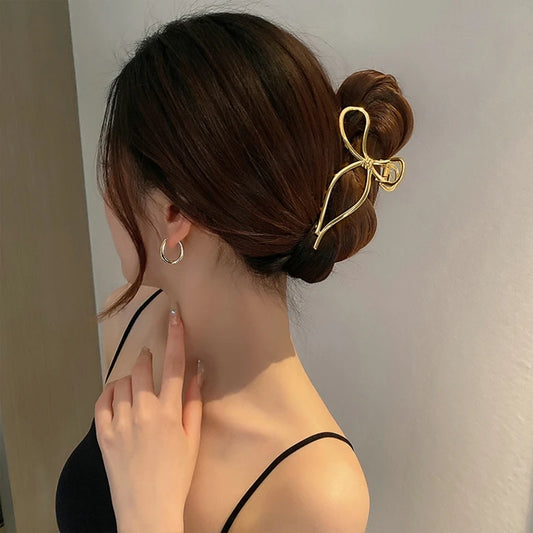 Elegant Metal Hair Claw Clips