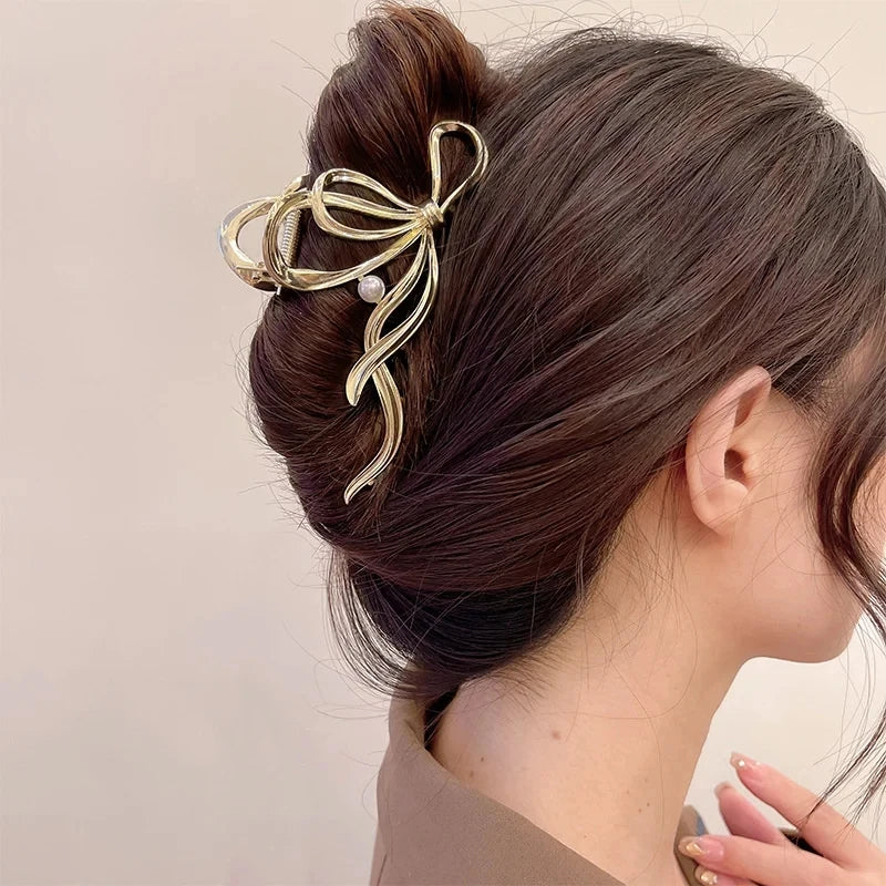 Gold Silver Geometric Hair Accessory